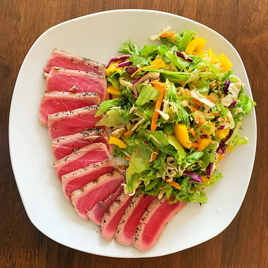 Salade Asiatique Mangue et Sésame - Ma Vie Simplifiee