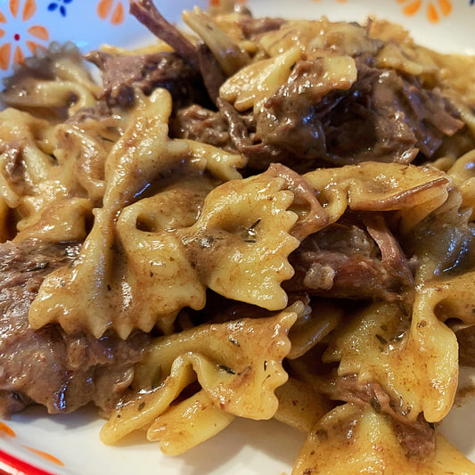 Farfalles Au Rôti De Palette
