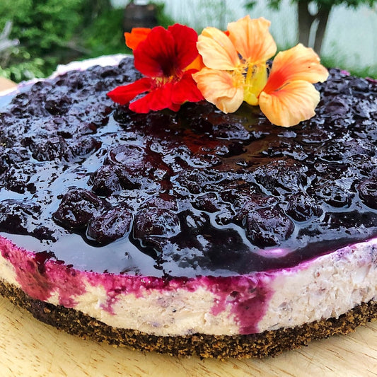 Gâteau Au Fromage Et Bleuets - Ma Vie Simplifiee
