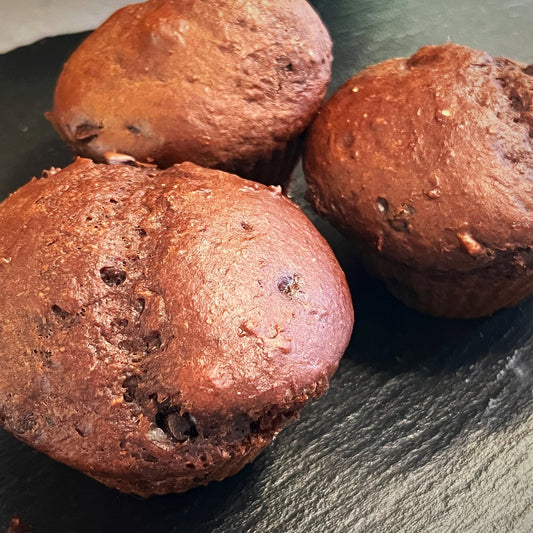 Muffins aux bananes, yogourt et chocolat - Ma Vie Simplifiee