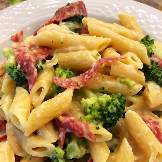 Pennes Au Salami De Gênes - Ma Vie Simplifiee