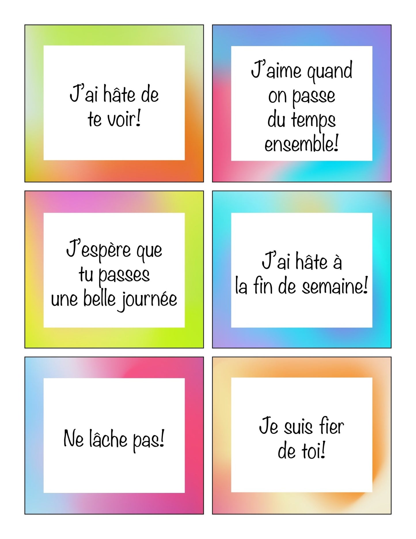 Mots de Boîte à Lunch pour les Parents - Ma Vie Simplifiee
