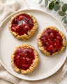 Galettes d'avoine aux fraises