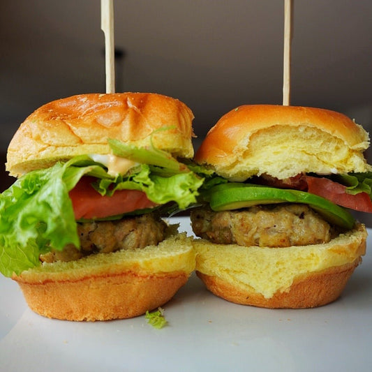 Burger De Poulet Haché, Olives Et Feta - Ma Vie Simplifiee