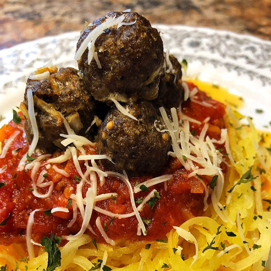 Courge Spaghetti Aux Boulettes De Viande - Ma Vie Simplifiee