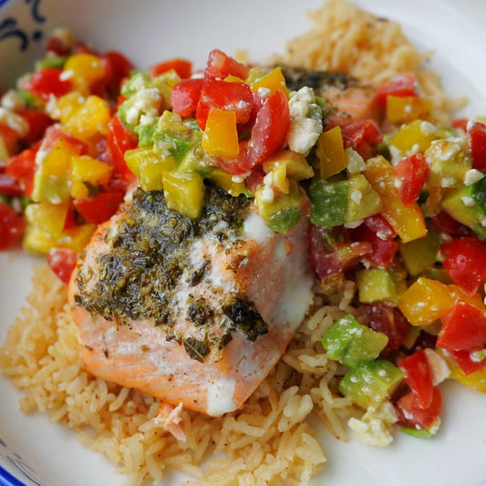 Filet De Saumon, Salsa D’été - Ma Vie Simplifiee