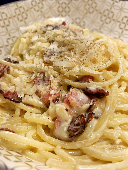 Linguine Carbonara (La Meilleure Recette) - Ma Vie Simplifiee