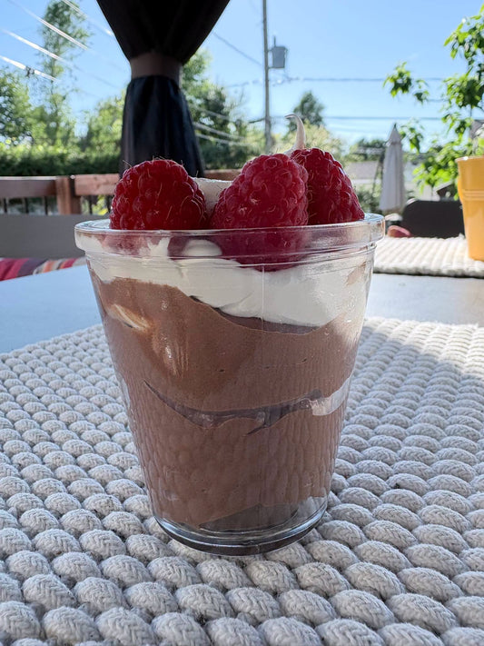 Mousse au chocolat santé