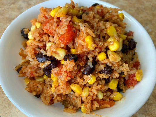 Riz cajun aux saucisses - Ma Vie Simplifiee