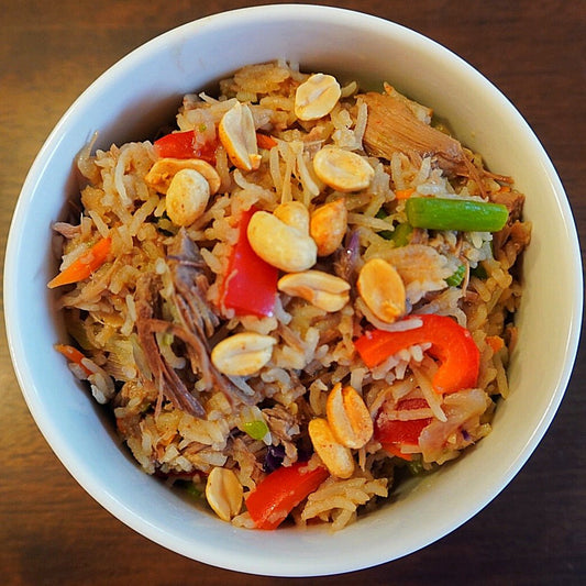 Riz frit aux arachides - Ma Vie Simplifiee