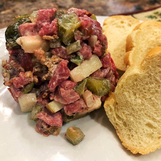 Tartare de boeuf et bacon - Ma Vie Simplifiee