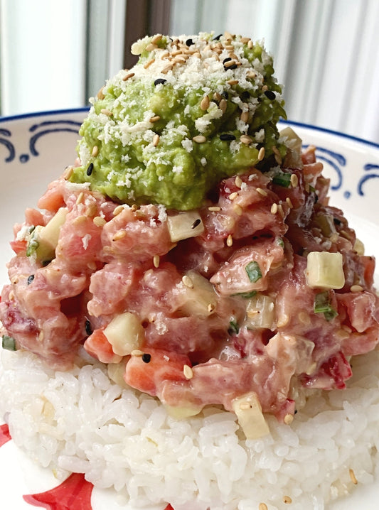 Tartare De Thon Aux Fraises Et Guacamole - Ma Vie Simplifiee