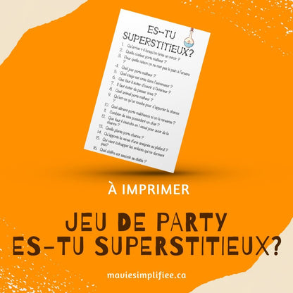 Ensemble Party d'Halloween - Ma Vie Simplifiee