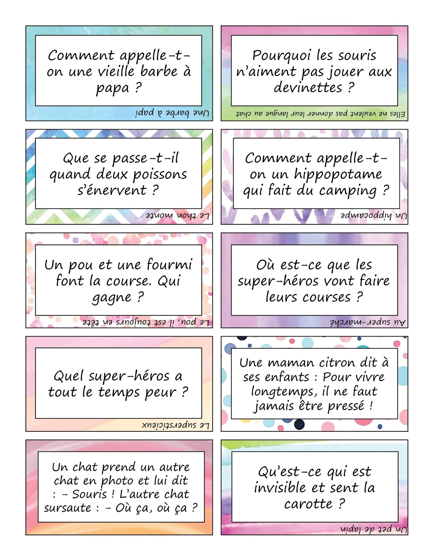 Mes Mots de Boîte à lunch - Ma Vie Simplifiee