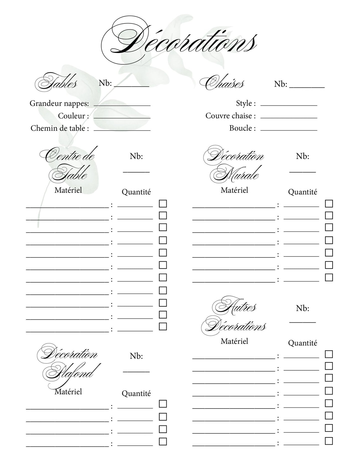 Planificateur de Mariage ultime - Ma Vie Simplifiee