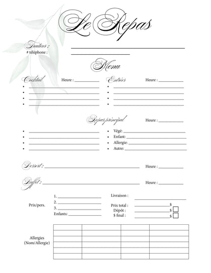 Planificateur de Mariage ultime - Ma Vie Simplifiee